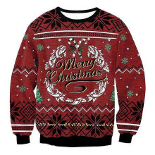 (L, SWYS088) Men Women Funny Ugly Christmas Sweaters Jumpers Tops 3d Novelty Printed Autumn Winter Festive Clothing Pullover Xmas Sweatshirt