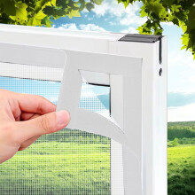 SelfAdhesive Fiberglass Window Screen Mesh 60x125cm White for Insect Protection and Tool Installation