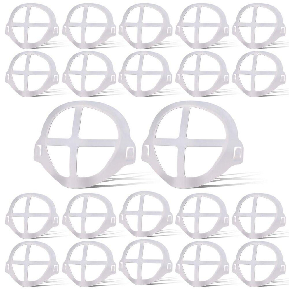 Mask Bracket 3D Frame For Cloth Masks, Reusable Face Mask Inner Support Holder For Enhanced Breathing Space 9073542052883