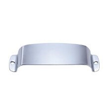 Jazz Bass Pickup Cover Chrome Plated Steel Protective Shield with Mounting Screws for Electric Bass