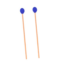 Marimba Mallets Pair with Wool Head, Warm Tone Soft Percussion Mallets for Versatile Use
