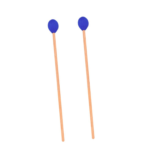 Marimba Mallets Pair with Wool Head, Warm Tone Soft Percussion Mallets for Versatile Use