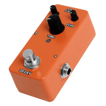Compact Analog Delay Pedal for Electric Guitar with Stereo Output and Durable Metal Shell