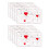 10PCS Reusing Golf Ball Strikes Markers Position Indicators-F 1