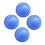 4Pcs PU Soft Baseball Training Sport Batting Ball Elastic-Blue 1
