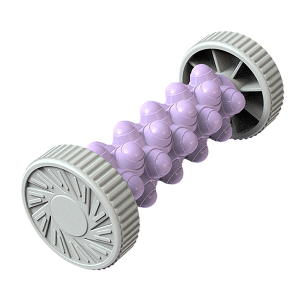 Fitness Muscle Relaxation Rolling Stick Plastic Manual-Purple