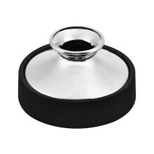 Silencieux ronds en ABS pour Saxophone Altos, amortisseur-Argent