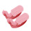 2Pcs Calf Stretching Wheel Foot Rocker Board-Geranium red 1