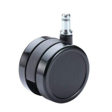 Office Chair Caster Wheels Set of 5, Heavy Duty PU Replacement Casters for Hardwood Floors, Smooth Quiet Rolling