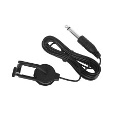 Piezo Pickup Clip‑On Contact Microphone for Acoustic Guitar and Violin, 2.8m Cable 6.35mm Output