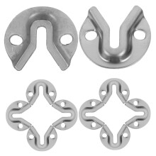 Heavy Duty Picture Hangers 20pcs Durable Iron Keyhole Mirror Hanging Hardware for Frames and Artwork