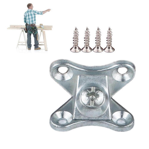 (A) 10 Pieces L-shape Support Connector Bracket | Removable Corner Code | Right Angle Bracket Support Fastener | Furniture Use 1