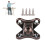 (F) 10 Pieces L-shape Support Connector Bracket | Removable Corner Code | Right Angle Bracket Support Fastener | Furniture Use 2