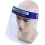 Reusable AntiFog Face Shield with Adjustable Elastic Band, Full Face Coverage and Clear Blue Protection – 1pc 1