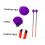 2pcs Purple Xylophone Mallets Marimba Mallets for Percussion Instruments Easy Color Identification 5