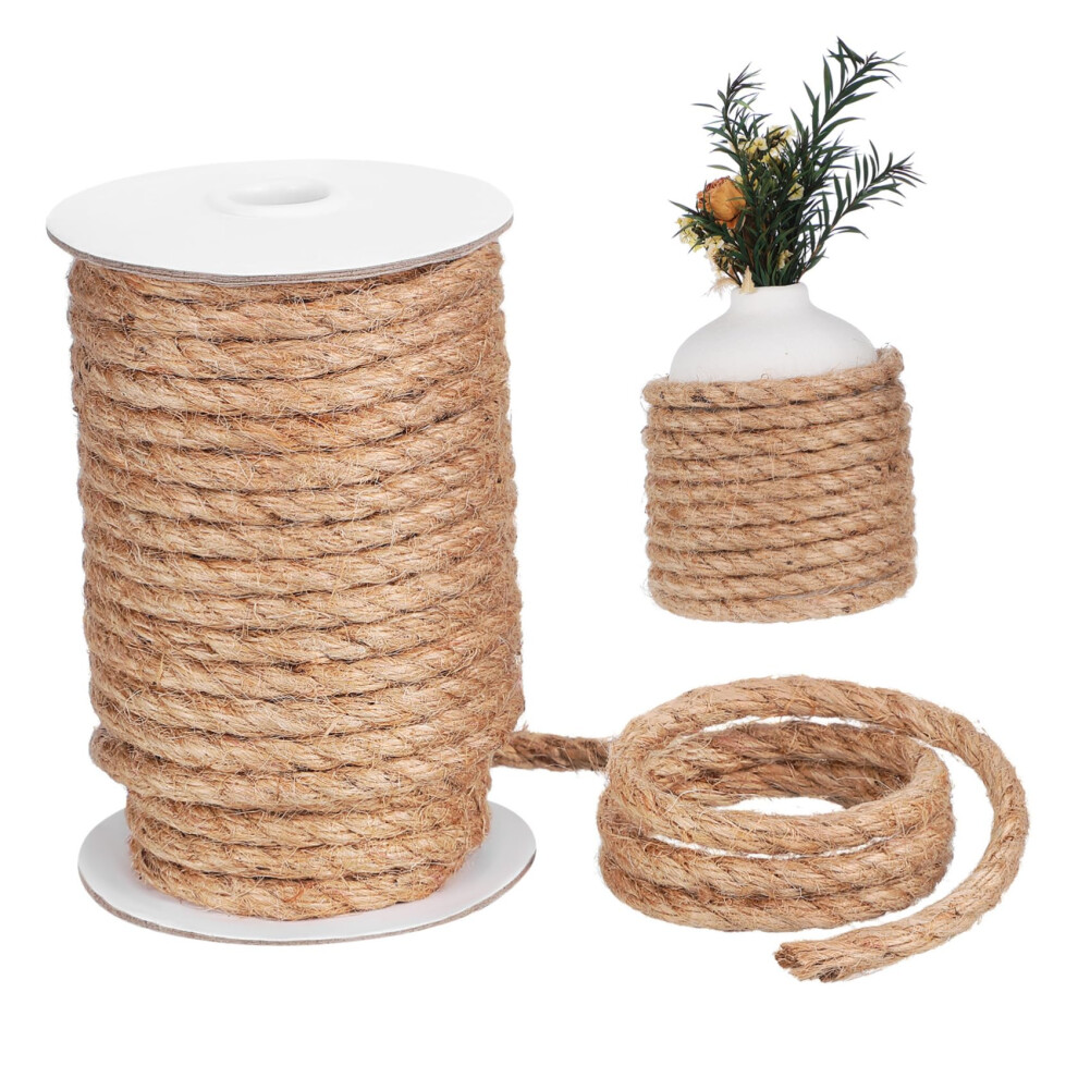 Ecofriendly Jute Twine And Heavy Duty Hemp Rope For Crafts, Decoration, Diy Projects, Rustic Finish 9771547906797