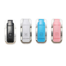 (Blue) Led Card Book Light Usb Rechargeable Read Lamp Bedside Clip Type Adjustable Eye Protection Bookmark