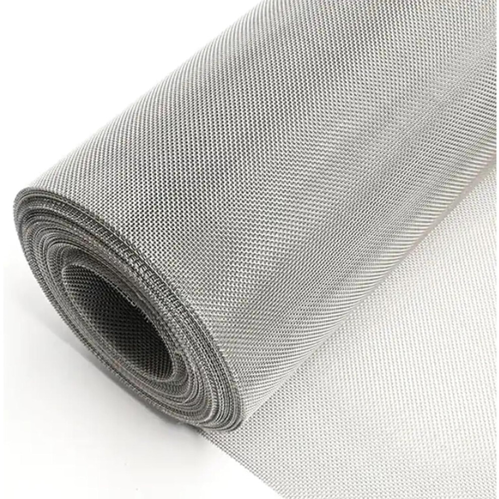 304 Stainless Steel Wire Mesh Screen Roll 120 Mesh Durable HeatâResistant Insect Barrier For Ventilation 9771547906827