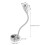 RV Bedside Light 2W 360 Gooseneck 12-24V Silver 2