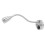 RV Bedside Light 2W 360 Gooseneck 12-24V Silver 6
