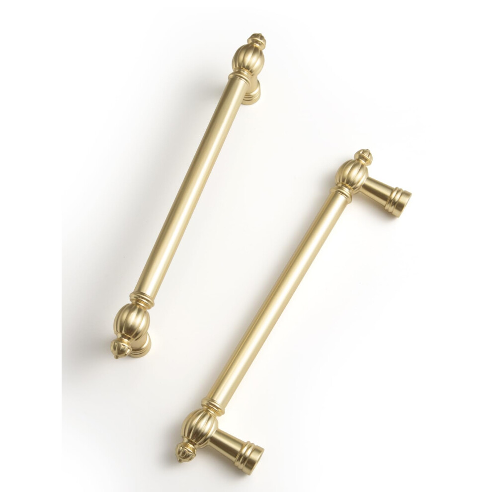 Brushed Gold Cabinet Handles 5 Inch 128Mm Zinc Alloy Drawer Pulls For Kitchen Cupboard Dresser 9330225383666