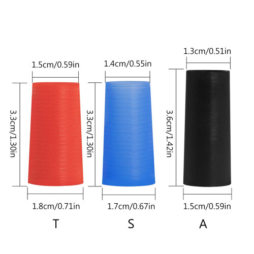 Saxophone Neck Cork Replacement Silicone Accessory, Recyclable Softwood, Compact Black Design 2