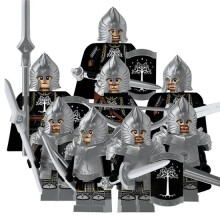 Lord Of The Rings Hobbit Lego Minifigures Toys Gondor Soldier Figures