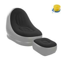 Inflatable Lazy Sofa featurings Builts In Foot Pump For-hui