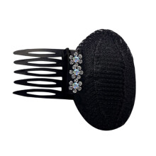 Volumizing Hair Clip Hair Pad Comb Insert For Flat-Silver white