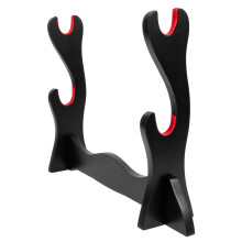 Flötenorganizer Aus Mdf Schwarz Einfacher Desktop Flötenständer