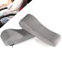 Memory Foam Armrest Pads for Office Chair and Wheelchair, Pressure Relief Cushion, Neutral Gray