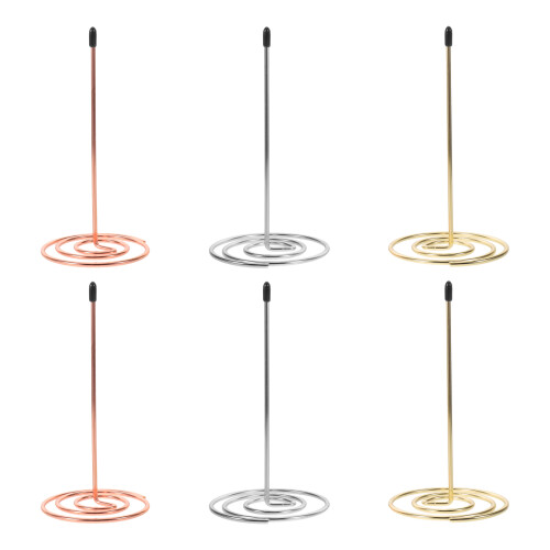 6Pièces Support Reçu Métal Robuste Pour Rangement Efficace