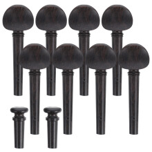 1Ensemble Chevilles De Violon En Ébène Noir Kit Complet Précis