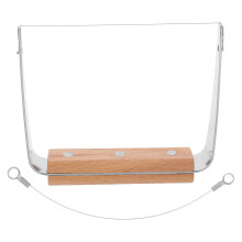 1Set Elegant Wooden Handle Cheese for Hard and Soft Cheese