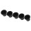Tattoo Ink Caps Cups Plastic 1000pcs Black S 5