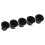 Tattoo Ink Caps Cups Plastic 1000pcs Black S 6