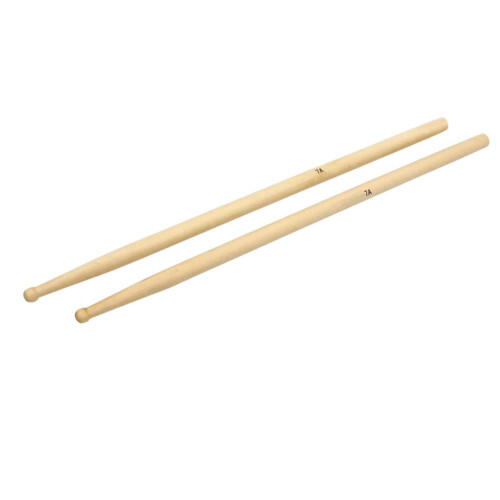 Maple Drum Sticks Bulk Pack for Beginners with Balanced Maple Construction and Smooth Grip 1