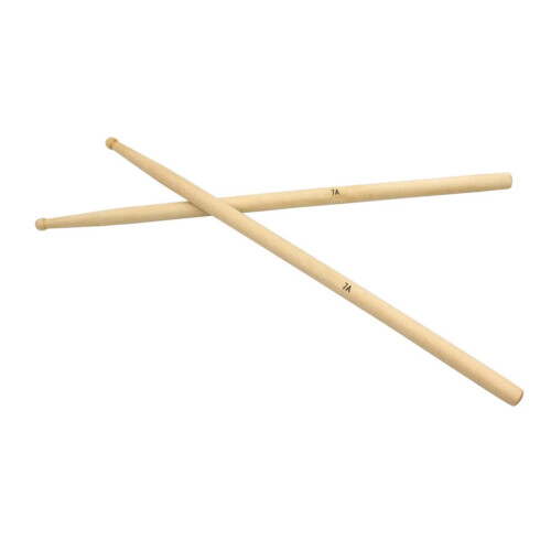 Maple Drum Sticks Bulk Pack for Beginners with Balanced Maple Construction and Smooth Grip 2