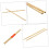 Maple Drum Sticks Bulk Pack for Beginners with Balanced Maple Construction and Smooth Grip 4