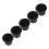 Tattoo Ink Caps Cups Plastic 1000pcs Black S 15