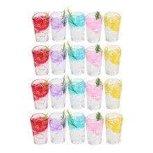 20St Miniatuur Soda Flessen Resin Set Voor Poppenhuis Keuken Decoratie