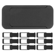 10St Slim Zwart Webcam Cover Laptop Privacy ABS Camera Bescherming