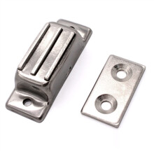 Magnetic Door Catch 40 Lbs Pull Force Stainless Steel Cabinet Door Latch for Furniture Round Hole