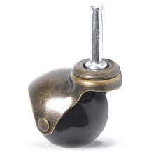 5PCS 2 Inch Antique Ball Furniture Casters, Heavy Duty Swivel Caster Wheels for Easy Mobility and Floor Protection