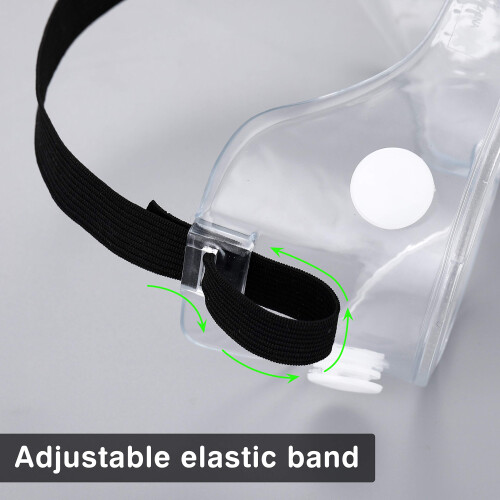 Safety Goggles AntiFog Lens Protection with Adjustable Strap for Dust and Splash Shield 1