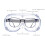 Safety Goggles AntiFog Lens Protection with Adjustable Strap for Dust and Splash Shield 5