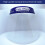 Reusable AntiFog Face Shield with Adjustable Elastic Band, Full Face Coverage and Clear Blue Protection – 1pc 2