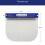 Reusable AntiFog Face Shield with Adjustable Elastic Band, Full Face Coverage and Clear Blue Protection – 1pc 4