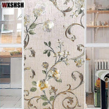 (40x200cm, Tf012) 2025 Window Privacy Film Frosted Glass Window Film Sun Blocking Window Film Non-adhesive Heat Control Removable Window Stickers Home