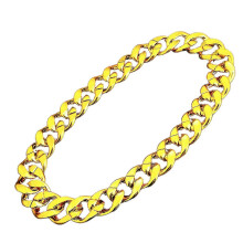 (90 cm, female) 2025 Fornnerg Men Necklace Big Chain Hip Hop Resin Exaggerated Geometric Choker Necklace for Cocktail Par